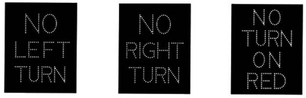 LED blank out signs its application