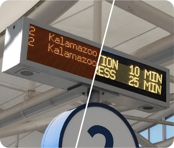 CDP Bus Shelter Pole Mount