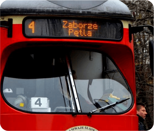 Exterior Front Destination Display Rail