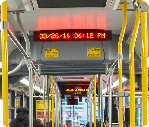 Interior LED Next Stop Sign