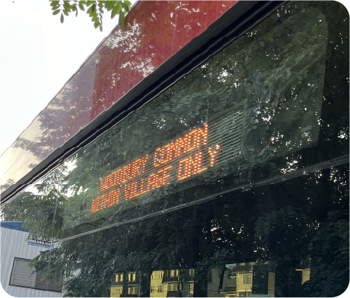 LED Side Destination Display