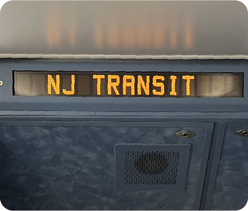 Interior LED Next Stop Signs